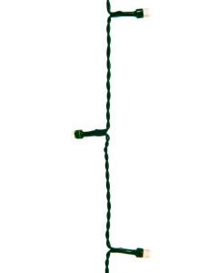 Kaemingk 200 LED Diamond Twinkle Lights - Warm White With Green Cable