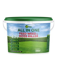 Vitax All In One Feed Weed & Moss Killer Tub - 300sqm