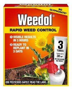 Weedol - Rapid Weed Concentrate - 3 Tubes