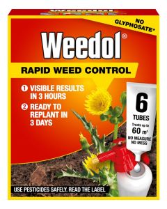 Weedol - Rapid Weed Concentrate - 6 Tubes