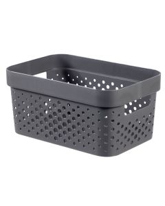 Curver Recycled Infinity Dots Box - 4.5L - Dark Grey