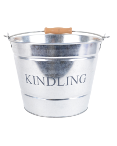 Manor - Small Kindling Bucket - Galvanised