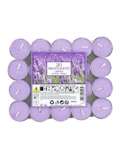 Aladino 7 Hour Nightlights - Lavender - Pack of 20