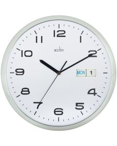 Acctim Supervisor Wall Clock - Chrome