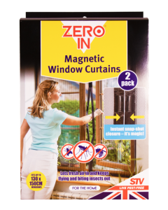 Zero In - Magnetic Window Insect Curtain