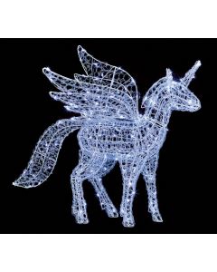 Premier Christmas 200 LED Soft Acrylic Pegasus - Cool White 1m