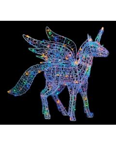 Premier Christmas 200 LED Soft Acrylic Pegasus - Multi 1m