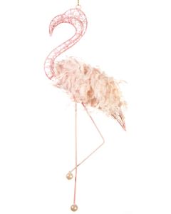 Premier Pink Flamingo Christmas Ornament 28cm