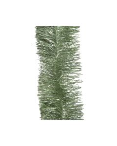 Kaemingk Christmas Tinsel Garland 270cm Shiny Sage Green