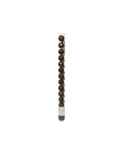 Kaemingk Christmas Shatterproof Baubles 3cm - Dark Brown Mix