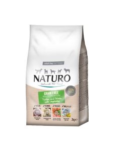 Naturo - Dog Complete Dry Grain Free Bag 2kg - Turkey