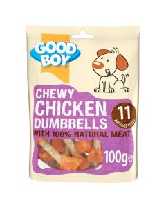 Good Boy Chewy Chicken Dumbbells - 100g
