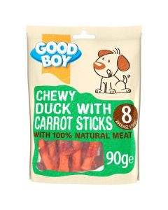 Good Boy Chewy Duck With Carrot Sticks - 90g