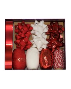 Partisan Christmas Bow & Ribbon Set - Red