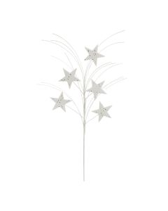 Premier Glitter Star Spray 75cm White