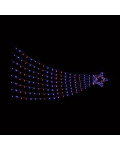 Premier 3m Multi Action Shooting Star With Timer 320 LED Rainbow