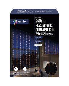 Premier 240 LEDs Flexibrights Curtain 2 x 1.5m Warm White