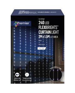 Premier 240 LEDs Flexibrights Curtain 2 x 1.5m White