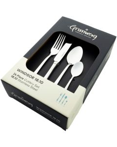 Grunwerg - 24 Piece Boxed Cutlery Set - Windsor