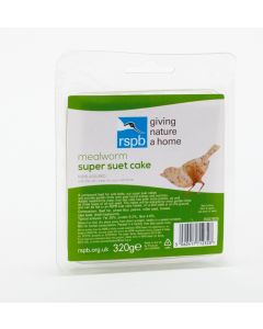 Rspb - Super Suet Cake With Mealworms - 320g