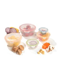 Lock N Lock - Nestable Round Food Container - 5 Piece