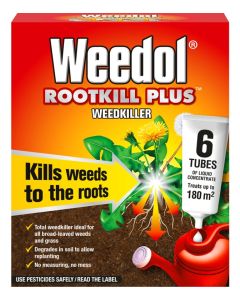Weedol - Rootkill Plus Weedkiller - 6 Tubes
