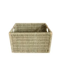 Hearth & Home - Natural Rectangular Log Basket