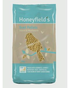 Honeyfields - Suet Pellet With Mealworm Insect - 3kg