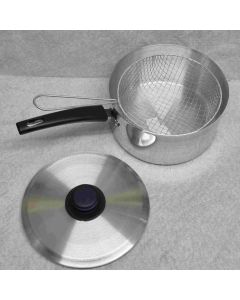Mtk Housewares - Chip Pan With Basket Non Stick - 22cm