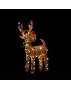 Premier Outdoor Big Nose Reindeer 80 Warm White LEDs 67cm