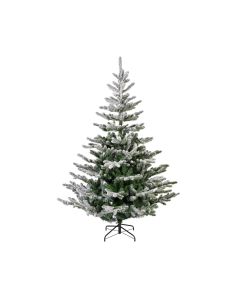 Kaemingk Liberty Spruce Christmas Snowy Tree Green & White - 240cm 8ft