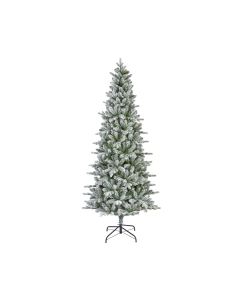 Kaemingk Killington Fir Frosted Christmas Artificial Tree Green & White 240cm 8ft