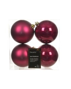 Kaemingk Shatterproof Baubles 10cm Pomegranate