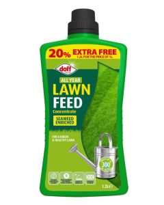 Doff All Year Lawn Feed Concentrate 1.2L Extra Fill