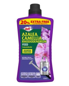 Doff Azalea Camillia & Rhodedendron Feed Concentrate 1.2L Extra Fill