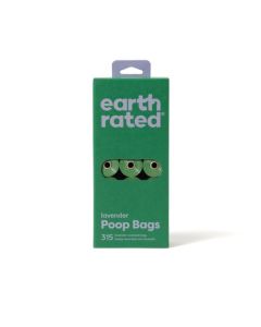 Earth Rated 315 Poop Bags 21 Rolls - Lavender