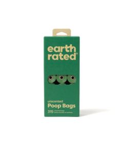 Earth Rated 315 Poop Bags 21 Rolls - Unscented