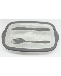 Microwave Essentials Lunch Box With Cutlery