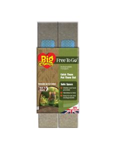 The Big Cheese Free To Go Biodegradable Mouse Trap - Twin Pack