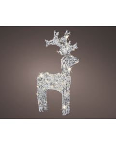 Kaemingk Christmas LED Outdoor Acrylic Reindeer - 120cm Warm White
