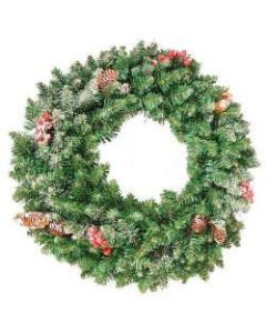 Sherwood Frosted Wreath - 40cm