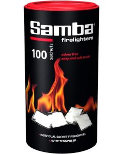 Warma 103511 Samba Firestarter Firelighter - Tube of 100 