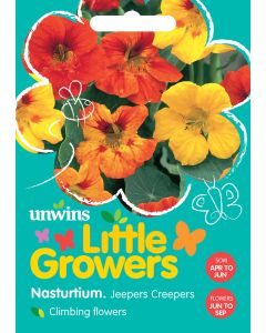 Little Growers Nasturtium Jeepers Creepers Seeds