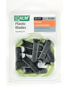 ALM - Plastic Blades -  with Small Half-Moon - Pack of 10