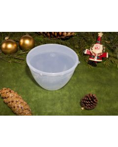 Just Pudding Basins Pudding Basin & Lid - 4 Pint /2.27ltr Clear