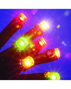 LED Connectable Lights  - 100 Bulb Multi Coloured