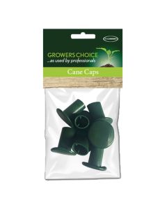 Tildenet Flat Green Cane Cap - 3cm - Pack of 6