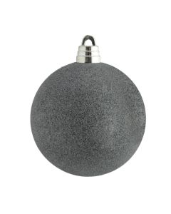Davies Products Giant Christmas Tree Bauble 15cm - Graphite