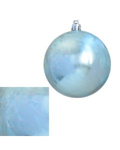 Davies Products Feather Christmas Tree Bauble 8cm - Ice