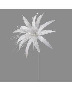 Davies Products Super Flower Christmas Decoration - White